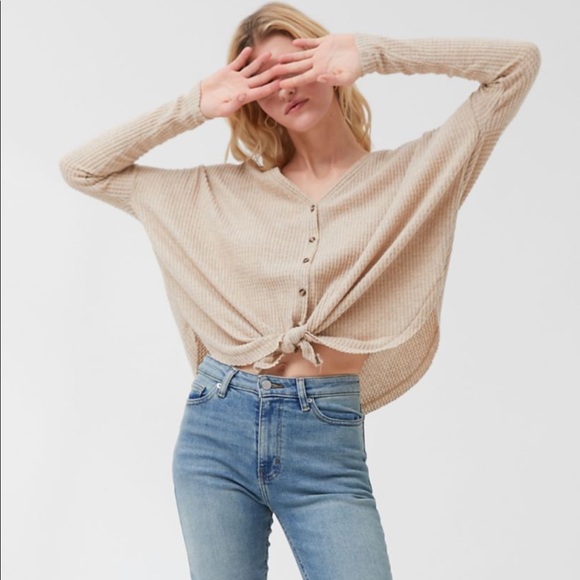 UO Out From Under White Jojo Thermal - Picture 6 of 6